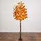 6ft. Pre-Lit Burnt Orange Autumn Maple Artificial Fall Tree with 300 Warm White LED Lights